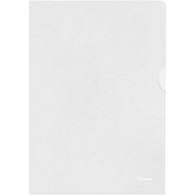 Esselte Leitz 54850 Standard Plus dokumentplånbok A5 färglös PP kornig vattentät förpackning med 100 Esselte Leitz 54850 Standard Plus dokumentplånbok A5 färglös PP kornig vattentät förpackning med 100