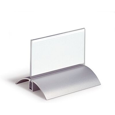 Durable 820019 Bordsskylt Presenter de Luxe 52x100mm, transparent, 2 stycken Durable 820019 Bordsskylt Presenter de Luxe 52x100mm, transparent, 2 stycken