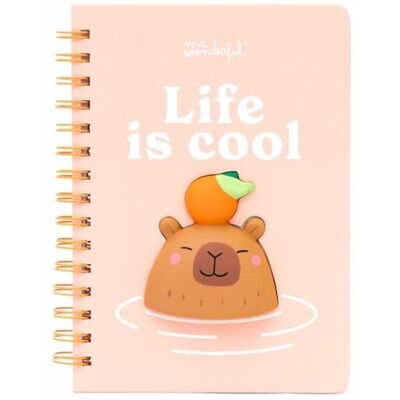 Mr. Wonderful Anteckningsbok Original brevpapper presentidé Kontor och skola daglig organisation A5-3D Squishy Capybara-format Mr. Wonderful Anteckningsbok Original brevpapper presentidé Kontor och skola daglig organisation A5-3D Squishy Capybara-format
