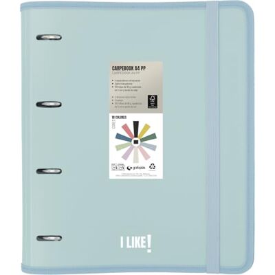 Grafoplás Grafoplas arkivskåp med 4 ringar i plast a4 med reservdel, like carpebook ljusblå, inklusive rutiga ark 90 g 5 x 5 kanter färg, avdelare, kuvert med dragkedja, klistermärken och planerblad, böjd rygg Grafoplás Grafoplas arkivskåp med 4 ringar i plast a4 med reservdel, like carpebook ljusblå, inklusive rutiga ark 90 g 5 x 5 kanter färg, avdelare, kuvert med dragkedja, klistermärken och planerblad, böjd rygg