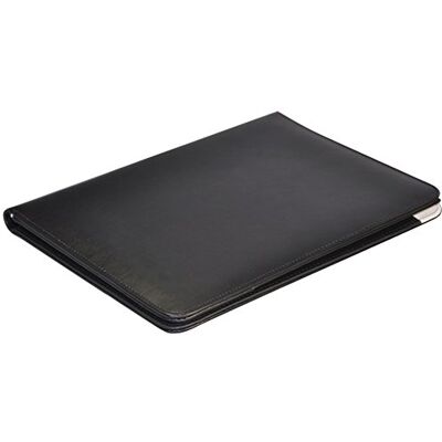 Monolith läder konferensmapp med A4 Pad – svart Monolith läder konferensmapp med A4 Pad – svart