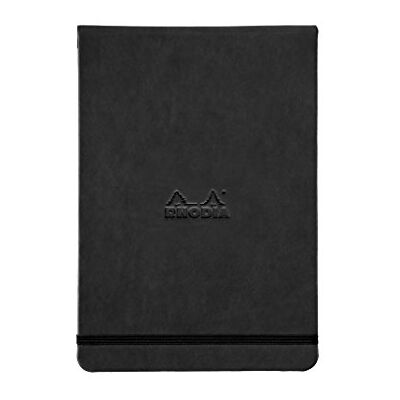 Rhodia 118349C – Anteckningsbok Webnotepad DIN A5, 96 ark separerbar linjerad 90 g, 1 st, svart Rhodia 118349C – Anteckningsbok Webnotepad DIN A5, 96 ark separerbar linjerad 90 g, 1 st, svart