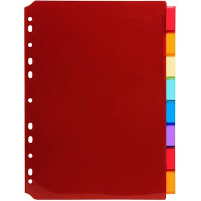 Exacompta Ref. 3908E kartong med 10 genomskinliga polypropenavdelare med 8 neutrala flikar med etikettdörr levereras med en avtagbar etikettbräda A4-arkiveringsformat Exacompta Ref. 3908E kartong med 10 genomskinliga polypropenavdelare med 8 neutrala flikar med etikettdörr levereras med en avtagbar etikettbräda A4-arkiveringsformat