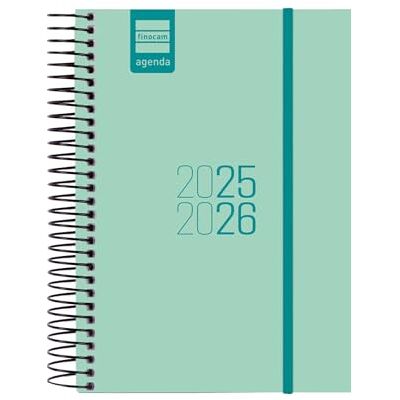 Finocam Agenda Espir Course 2025 2026 1 dag sida september 2025 augusti 2026 (12 månader) spansk turkos Finocam Agenda Espir Course 2025 2026 1 dag sida september 2025 augusti 2026 (12 månader) spansk turkos