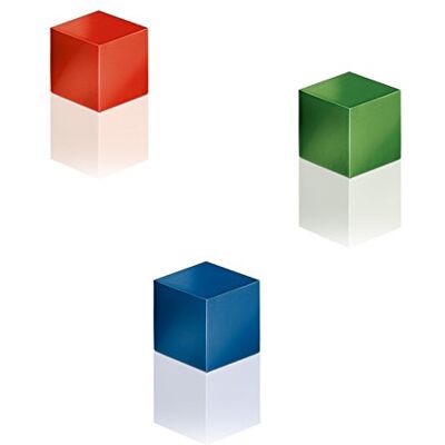 Sigel SuperDym-magnet design, liten blau/rot/grün Sigel SuperDym-magnet design, liten blau/rot/grün