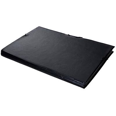 Grafoplás 1240010 Pvc-mapp, Svart, Folio Långvarig Grafoplás 1240010 Pvc-mapp, Svart, Folio Långvarig