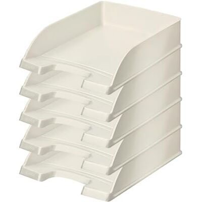 Leitz WOW Brevkorg, A4, vit, 5-pack, 52263001 Leitz WOW Brevkorg, A4, vit, 5-pack, 52263001