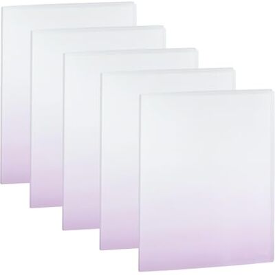 Idena 90385 – insynsbok A4, 5 stycken med 20 genomskinliga fodral vardera, presentationsmapp av plast i vitlila, mapp för certifikat, dokument och mycket mer. Idena 90385 – insynsbok A4, 5 stycken med 20 genomskinliga fodral vardera, presentationsmapp av plast i vitlila, mapp för certifikat, dokument och mycket mer.