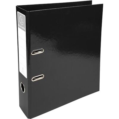 Exacompta "Iderama" 32 x 30 cm 70 mm ryggrad spakbåge svart (paket med 10) Exacompta "Iderama" 32 x 30 cm 70 mm ryggrad spakbåge svart (paket med 10)