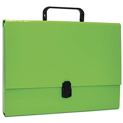 OFFICER PRODUCTS Teczka-pudelko OFFICE PRODUCTS A4 5cm, z raczka i zamkiem, jasnozielona OFFICER PRODUCTS Teczka-pudelko OFFICE PRODUCTS A4 5cm, z raczka i zamkiem, jasnozielona