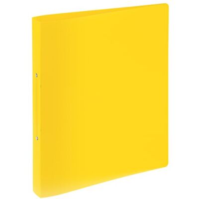 Pagna ringbok A4 Lucy Basic PP, 2-ringsmekanik, 25 mm, gul Pagna ringbok A4 Lucy Basic PP, 2-ringsmekanik, 25 mm, gul