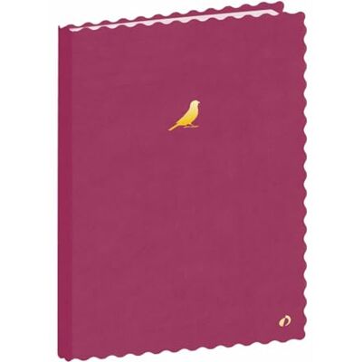 QUO VADIS Anteckningsbok fantasi lila linjerade sidor 15 x 21 cm vitt Clairefontaine papper franskt tillverkat QUO VADIS Anteckningsbok fantasi lila linjerade sidor 15 x 21 cm vitt Clairefontaine papper franskt tillverkat