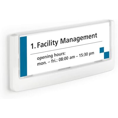 Durable 486002 DÖRRSKYLT CLICK SIGN 149x52,5mm, vit Durable 486002 DÖRRSKYLT CLICK SIGN 149x52,5mm, vit