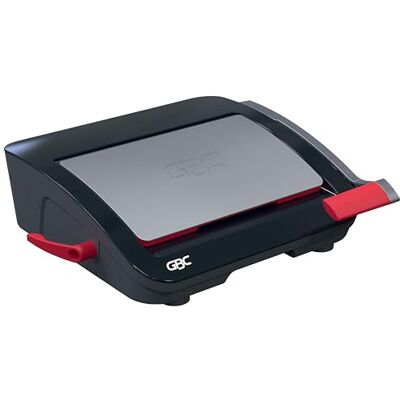GBC CombBind CB20 manuell bindningsmaskin Binder 240 A5/A4-ark, kompakt och lätt design, stansar 20 ark, svart/silver, 4410062 GBC CombBind CB20 manuell bindningsmaskin Binder 240 A5/A4-ark, kompakt och lätt design, stansar 20 ark, svart/silver, 4410062