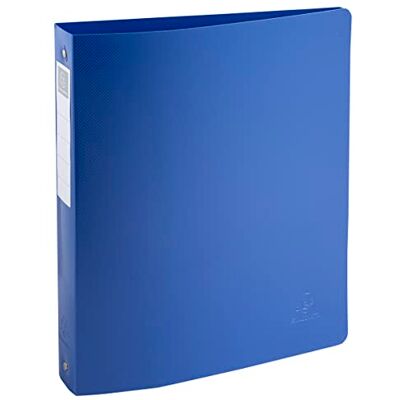 Exacompta Ref. 51142E 1 Bee Blue halvstyv ringpärm 4 runda ringar diameter 30 mm rygg 40 mm yttermått 32 x 26,8 cm maximalt A4-format marinblå färg Exacompta Ref. 51142E 1 Bee Blue halvstyv ringpärm 4 runda ringar diameter 30 mm rygg 40 mm yttermått 32 x 26,8 cm maximalt A4-format marinblå färg
