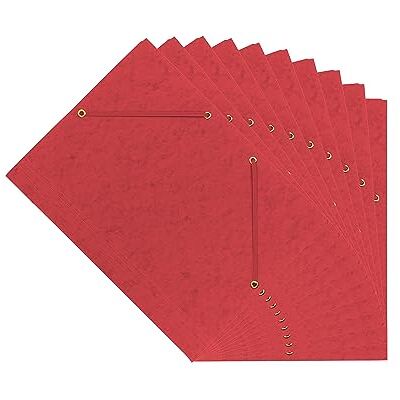 Interdruk – elastisk filmapp A4 – färgspann 3-klaffmapp – pressbräda – röd (10-pack) Interdruk – elastisk filmapp A4 – färgspann 3-klaffmapp – pressbräda – röd (10-pack)