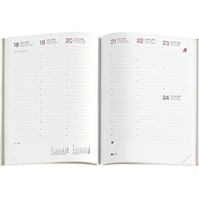 Miquelrius Ersättning Årlig agenda 2022 Plus Skal Vecka Vertikal Vy, Plus storlek 155 x 213 mm (ca A5), katalanska, portugisiska och engelska Miquelrius Ersättning Årlig agenda 2022 Plus Skal Vecka Vertikal Vy, Plus storlek 155 x 213 mm (ca A5), katalanska, portugisiska och engelska