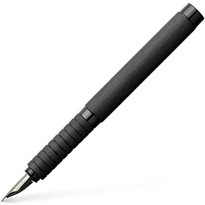 Faber-Castell 148481 – Reservoarpenna Essentio, fjäder F, aluminium svart Faber-Castell 148481 – Reservoarpenna Essentio, fjäder F, aluminium svart