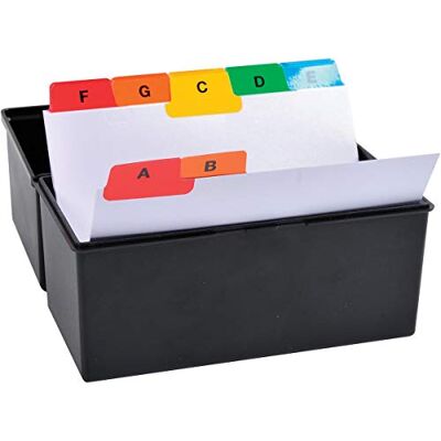 Exacompta 13996e paket med 25 kontakter separationsblad identifierade Z med registreringskort 8,8 x 10,5 cm vit Exacompta 13996e paket med 25 kontakter separationsblad identifierade Z med registreringskort 8,8 x 10,5 cm vit