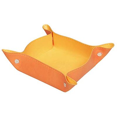 Rhodia 318954C Vide-Poche Réversible Tangerine 12x12x4,5 cm Piqûres Sellier Orange, Coins Aimantés Simili Cuir Collection Home Office rama Organisation de Bureau & Rangement Design Rhodia 318954C Vide-Poche Réversible Tangerine 12x12x4,5 cm Piqûres Sellier Orange, Coins Aimantés Simili Cuir Collection Home Office rama Organisation de Bureau & Rangement Design