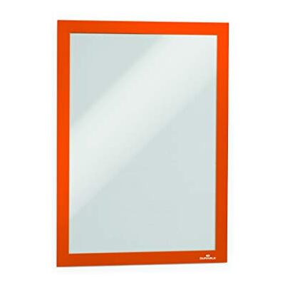 Durable 488209 inforam Duraframe A4, självhäftande magnetram, 10-pack, orange Durable 488209 inforam Duraframe A4, självhäftande magnetram, 10-pack, orange