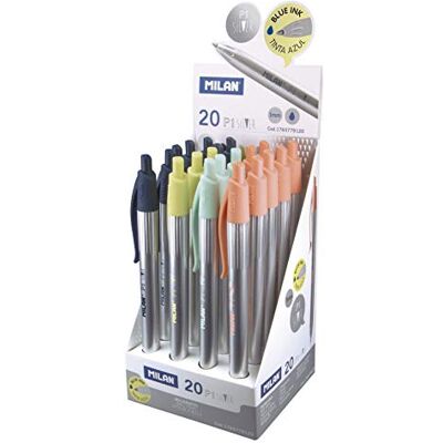 MILAN Dlugopis P1 Silver 20 sztuk mix MILAN Dlugopis P1 Silver 20 sztuk mix