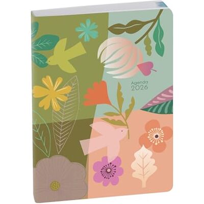 Exacompta 175123E Desktop Agenda EasyDay Journal 17 Mini Labo 12 x 17 cm dag januari till december 2026 grön Exacompta 175123E Desktop Agenda EasyDay Journal 17 Mini Labo 12 x 17 cm dag januari till december 2026 grön