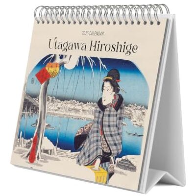 Grupo Erik Desk Calendar 2025 Hiroshige 8 x 7 inches 20 x 17 cm 12 Month Desk Planner, Desktop Calendar 2025 Japanese Art Calendar 2025, Japanese Calendar 2025 Grupo Erik Desk Calendar 2025 Hiroshige 8 x 7 inches 20 x 17 cm 12 Month Desk Planner, Desktop Calendar 2025 Japanese Art Calendar 2025, Japanese Calendar 2025
