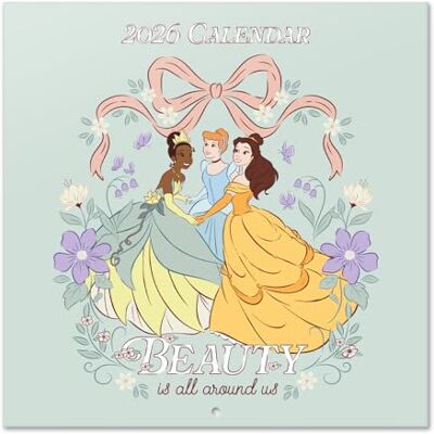 Grupo Erik Wall Calendar 2026 Disney Princess Calendar 2026 Square 30 x 30 cm 12 x 12 inches Wall Planner, Family Planner Month To View Disney Princess Gifts For Friends Grupo Erik Wall Calendar 2026 Disney Princess Calendar 2026 Square 30 x 30 cm 12 x 12 inches Wall Planner, Family Planner Month To View Disney Princess Gifts For Friends
