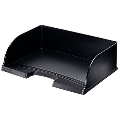 Leitz Jumbo Plus brevkorg, tvärformat, A4, svart, 52190095 Leitz Jumbo Plus brevkorg, tvärformat, A4, svart, 52190095