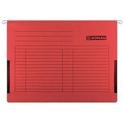 DONAU 7420905-04 Hängande väska med linnefröer Tillverkad av återvunnen kartong 230 GSM för DIN A4 Färg: Röd 5-pack Utbytbar blank sköldpadda Perfekt för kontor och skola och myndighet Grön P DONAU 7420905-04 Hängande väska med linnefröer Tillverkad av återvunnen kartong 230 GSM för DIN A4 Färg: Röd 5-pack Utbytbar blank sköldpadda Perfekt för kontor och skola och myndighet Grön P