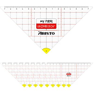 Aristo AR1551 My first Geo Triangel (Hypotenuse 16 cm) transparent, 10 stycken Aristo AR1551 My first Geo Triangel (Hypotenuse 16 cm) transparent, 10 stycken
