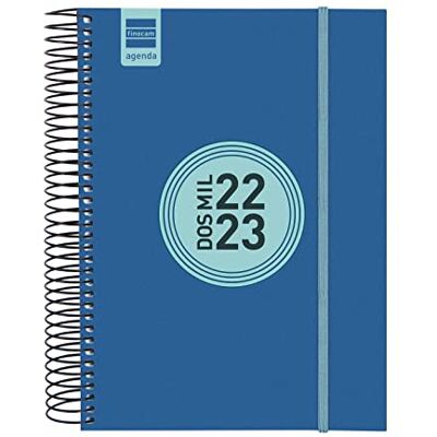 Finocam Agenda 2022 2023 Espir Label 1 Dag Sida september 2022 Augusti 2023 (12 månader) Katalansk koboltblå Finocam Agenda 2022 2023 Espir Label 1 Dag Sida september 2022 Augusti 2023 (12 månader) Katalansk koboltblå