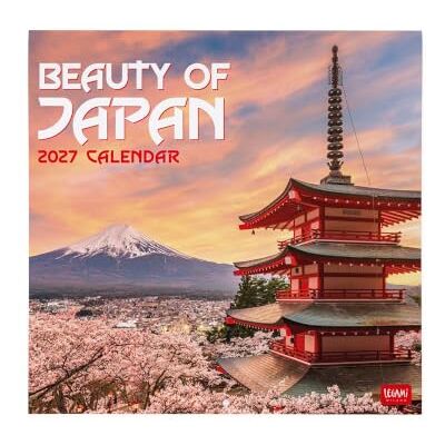 LEGAMI 2027 års kalender för vägg, Japan, stor väggkalender, 12 månader och årsplanerare, 6 språk, anteckningsplats, stjärntecken, internationella helgdagar, 30 x 29 cm LEGAMI 2027 års kalender för vägg, Japan, stor väggkalender, 12 månader och årsplanerare, 6 språk, anteckningsplats, stjärntecken, internationella helgdagar, 30 x 29 cm
