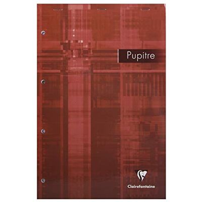 Clairefontaine 66131C förpackning med 5 häftade sidhuvuden – A4+ 21 x 31,8 cm – 160 avtagbara perforerade seyes linjerade sidor – 90 g vitt papper – laminerat kortskydd – slumpmässiga färger Clairefontaine 66131C förpackning med 5 häftade sidhuvuden – A4+ 21 x 31,8 cm – 160 avtagbara perforerade seyes linjerade sidor – 90 g vitt papper – laminerat kortskydd – slumpmässiga färger