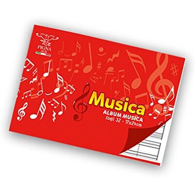 Pigna musikalbum notsystem, 10 stycken Pigna musikalbum notsystem, 10 stycken