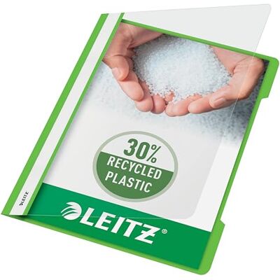 Leitz L: plastfil A4 främre klar l.grön Leitz L: plastfil A4 främre klar l.grön