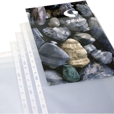 Grafoplás Låda 100 Plastglas Folio Storlek Polypropylen Standardkvalitet Förstärkt Lomo 16 Borrar Perfekt som Skol- och kontorsmaterial Grafoplás Låda 100 Plastglas Folio Storlek Polypropylen Standardkvalitet Förstärkt Lomo 16 Borrar Perfekt som Skol- och kontorsmaterial