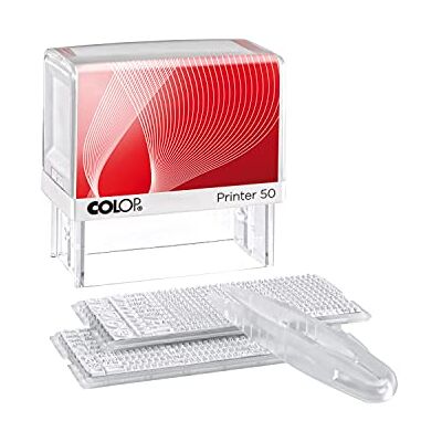 COLOP COLP 100940 Printer 50/2 set 8 rader för egen uppsättning, inklusive två typer och pincett COLOP COLP 100940 Printer 50/2 set 8 rader för egen uppsättning, inklusive två typer och pincett