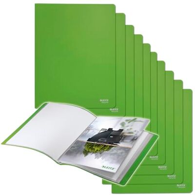 Leitz Recycle Arkiveringsmapp för Folios A4 med 20 Transparent Polypropylen Plastfodral 100% Återvinningsbar, Grön – 46760055 Leitz Recycle Arkiveringsmapp för Folios A4 med 20 Transparent Polypropylen Plastfodral 100% Återvinningsbar, Grön – 46760055