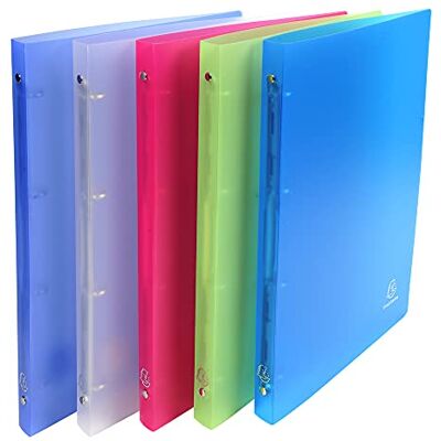 Exacompta Classeur 4 anneaux 15 mm polypropylene chromaline a4 Exacompta Classeur 4 anneaux 15 mm polypropylene chromaline a4