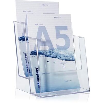 Taymar 2C160 broschyrstativ, flygstativ 2 fack DIN A5 i rad Taymar 2C160 broschyrstativ, flygstativ 2 fack DIN A5 i rad
