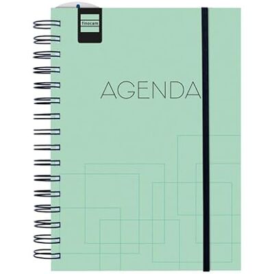 Finocam Agenda Institut Course 2025 2026 vecka vertikal vy september 2025- augusti 2026 (12 månader) spansk turkos Finocam Agenda Institut Course 2025 2026 vecka vertikal vy september 2025- augusti 2026 (12 månader) spansk turkos