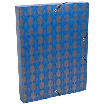 Exacompta Ref. 59350E 1 Neo Deco arkivbox med svarta och guldfärgade resårband i 600 g/m2 glansig kartong 2,5 cm rygg 25 x 33 cm för A4-format slumpmässiga färger Exacompta Ref. 59350E 1 Neo Deco arkivbox med svarta och guldfärgade resårband i 600 g/m2 glansig kartong 2,5 cm rygg 25 x 33 cm för A4-format slumpmässiga färger