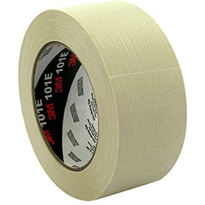 3M 101E crepe tejp, 24 mm x 50 m, standard, beige (9-pack) 3M 101E crepe tejp, 24 mm x 50 m, standard, beige (9-pack)