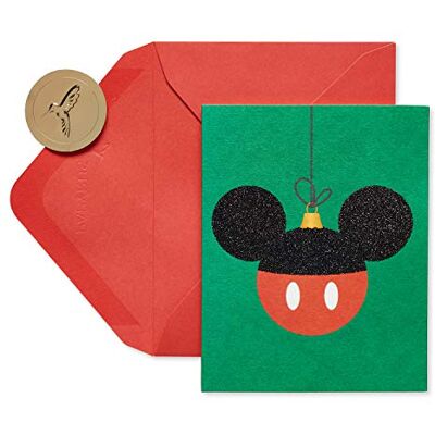 Papyrus Disney julkort förpackade med kuvert, lyckligaste och mjukaste, Musse Pigg-prydnad (20 stycken) Papyrus Disney julkort förpackade med kuvert, lyckligaste och mjukaste, Musse Pigg-prydnad (20 stycken)