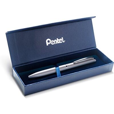 Pentel bl2007z-cof Roller EnerGel Kropp Metall Matt Silver Pentel bl2007z-cof Roller EnerGel Kropp Metall Matt Silver