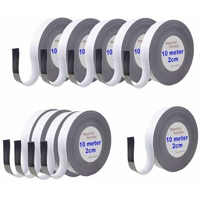 TUKA-i-AKUT TUKA 100 m x 20 mm x 1 mm magnetisk märkningstejp, omskrivbar skärning Magntica-remsa för märkning, whiteboard, magnetiska tavlor, skrivbar raderbar, 10 x 10 m vit TKD9046-2 cm TUKA-i-AKUT TUKA 100 m x 20 mm x 1 mm magnetisk märkningstejp, omskrivbar skärning Magntica-remsa för märkning, whiteboard, magnetiska tavlor, skrivbar raderbar, 10 x 10 m vit TKD9046-2 cm