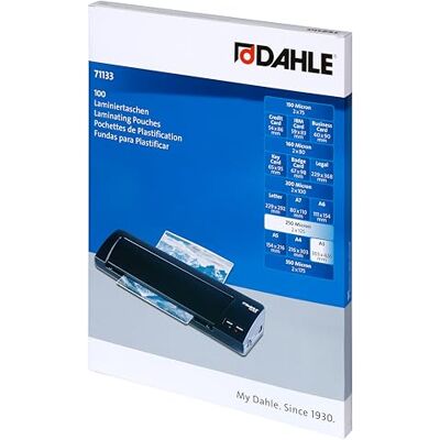 Dahle Kontorsteknik lamineringsväska DIN A3 71133, 125 Micron, 303 x 426 mm, 100 stycken Dahle Kontorsteknik lamineringsväska DIN A3 71133, 125 Micron, 303 x 426 mm, 100 stycken
