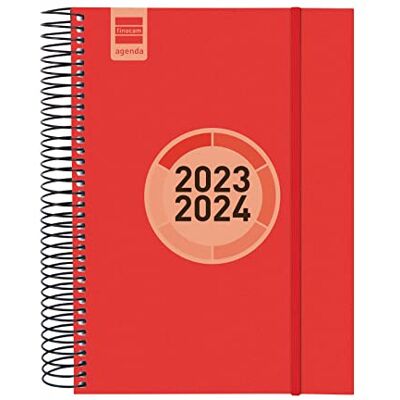 Finocam Agenda Espir Label 2023 2024 1 Dag Sida september 2023 augusti 2024 (12 månader) Röd Spanska Finocam Agenda Espir Label 2023 2024 1 Dag Sida september 2023 augusti 2024 (12 månader) Röd Spanska